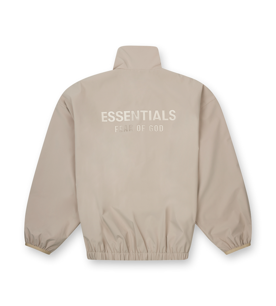 Fear of God Essentials Logo-Print Jacket in Beige