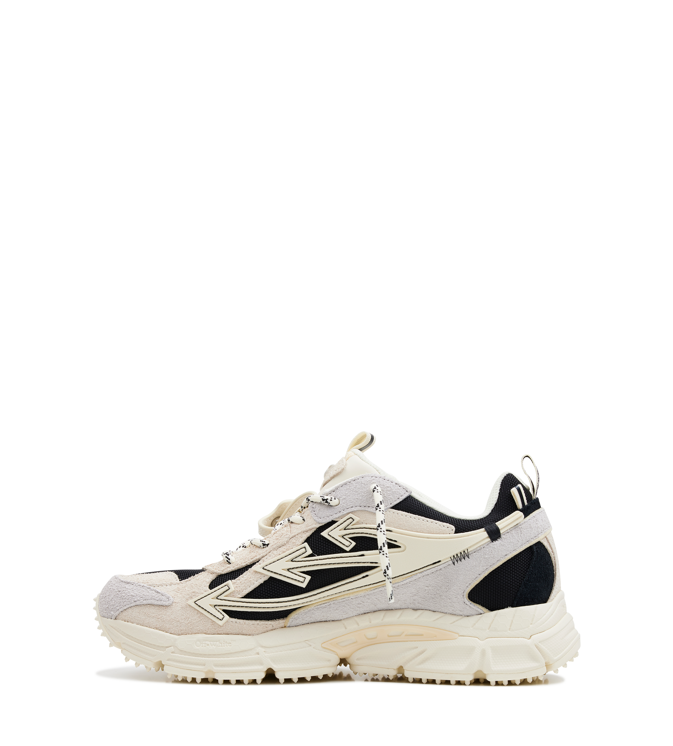 Off-White Be Right Back Sneakers in White/Black