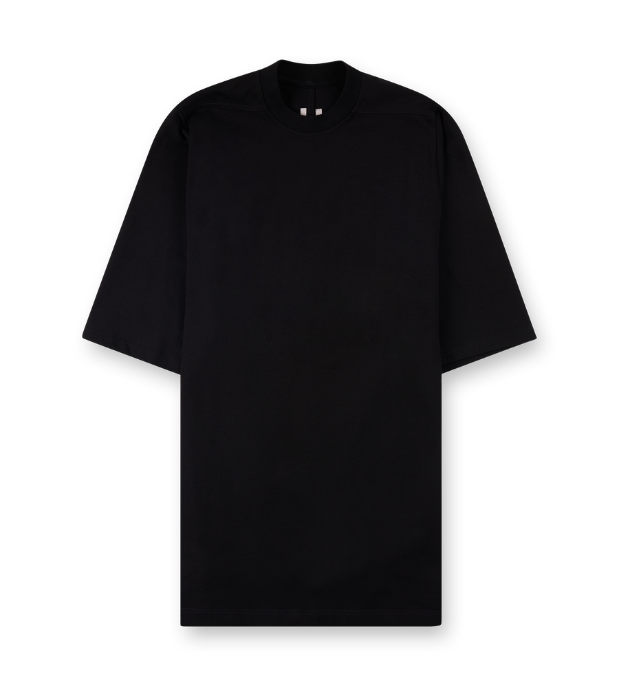 Rick Owens Temple Jumbo SS T-Shirt in Black