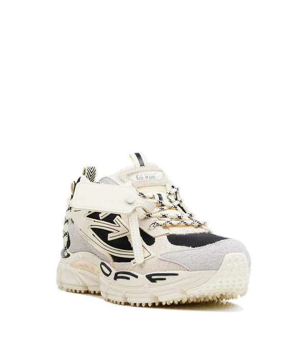 Off-White Be Right Back Sneakers in White/Black