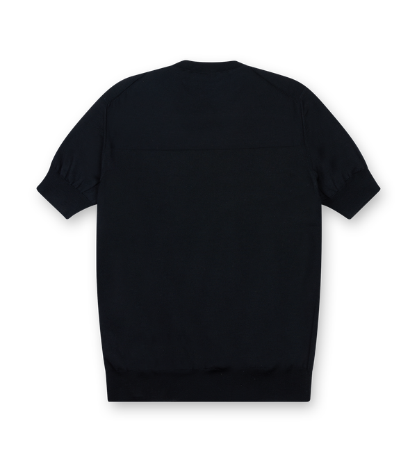 Jil Sander Knitted T-Shirt in Black