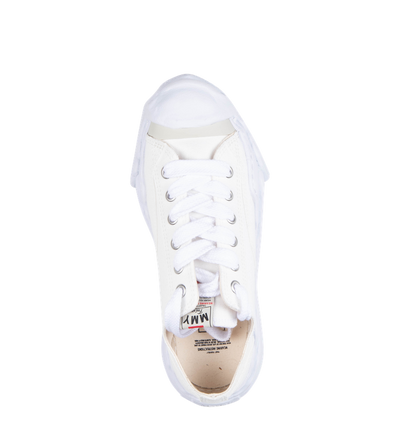 Hank OG Sole Canvas Low-Top Sneaker in White