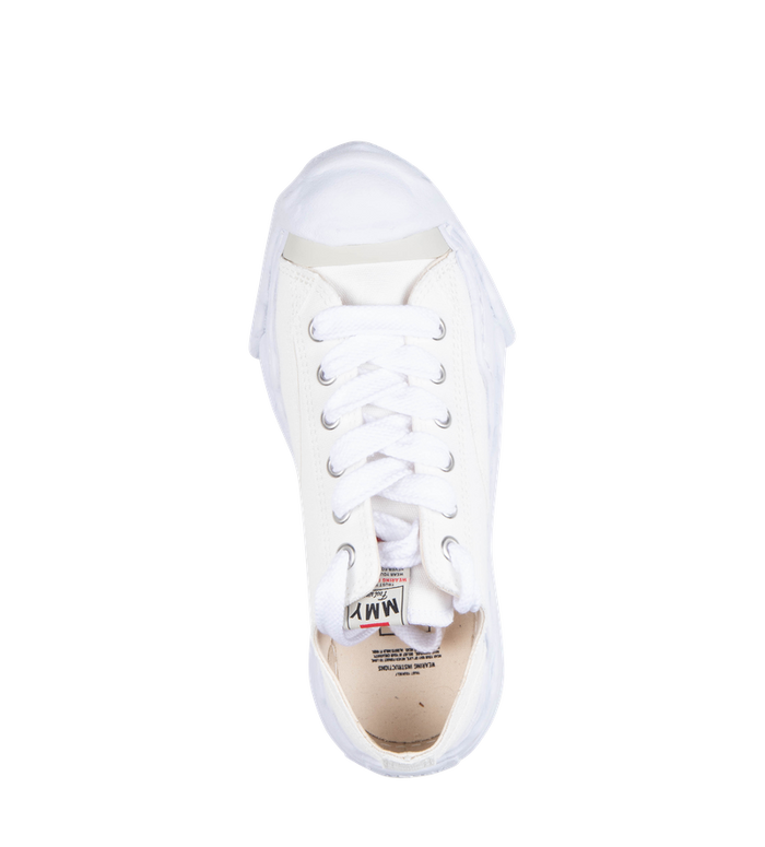 Hank OG Sole Canvas Low-Top Sneaker in White
