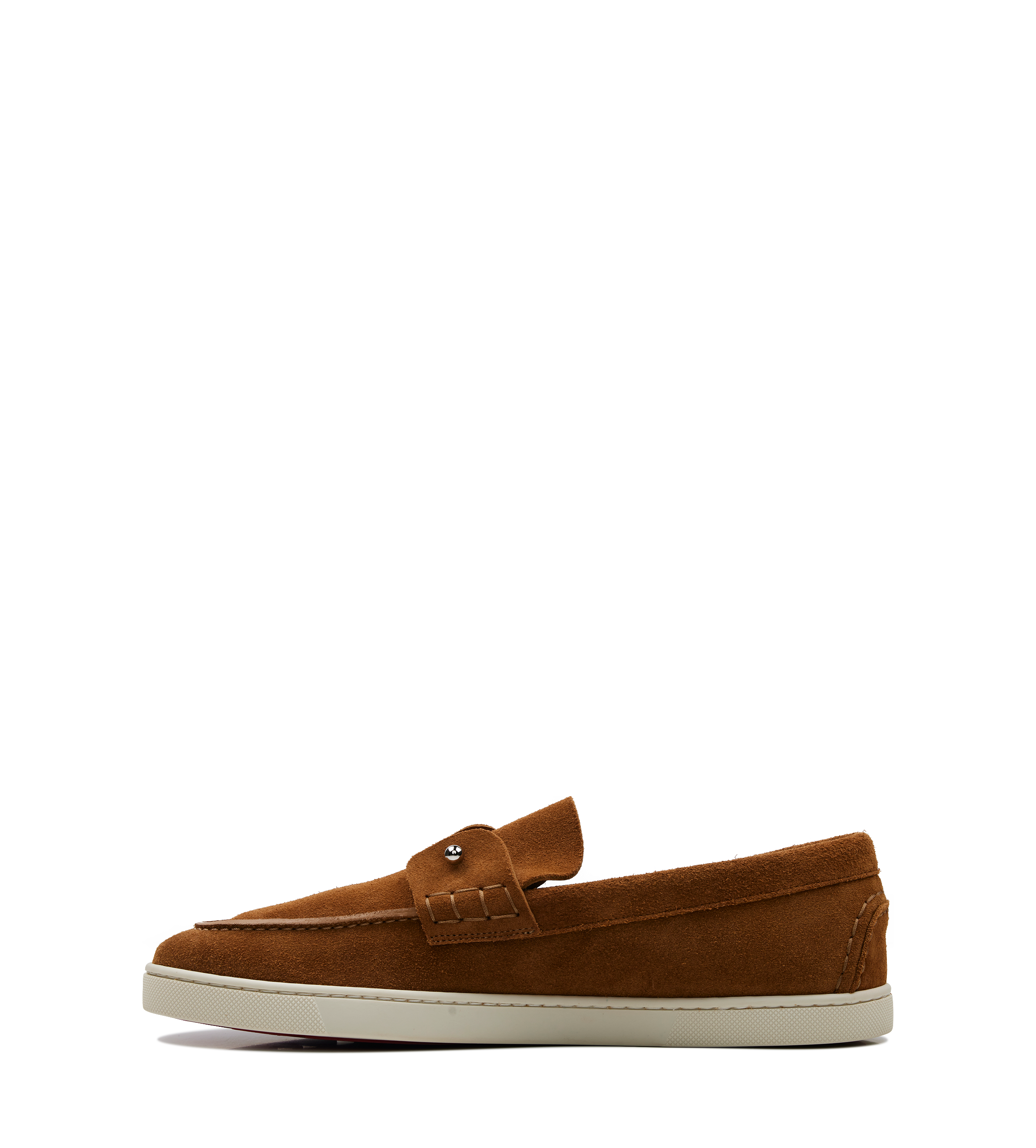 Christian Louboutin Chambeliboat Loafers - Patinated Calf Leather in Havane