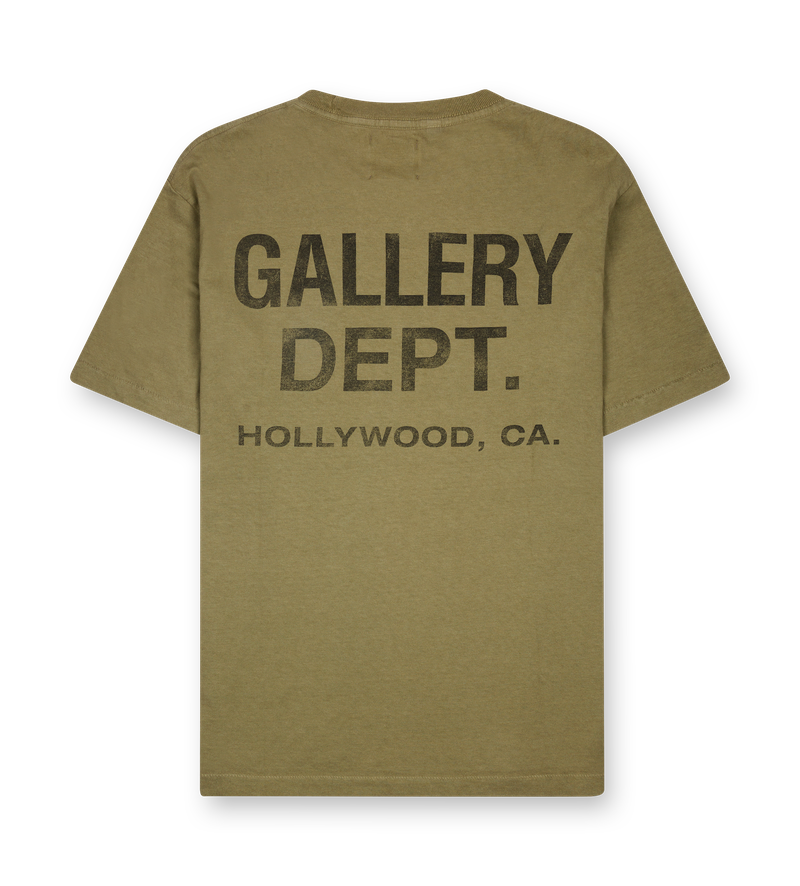 Gallery Dept Souvenir T-Shirt in Olive Green