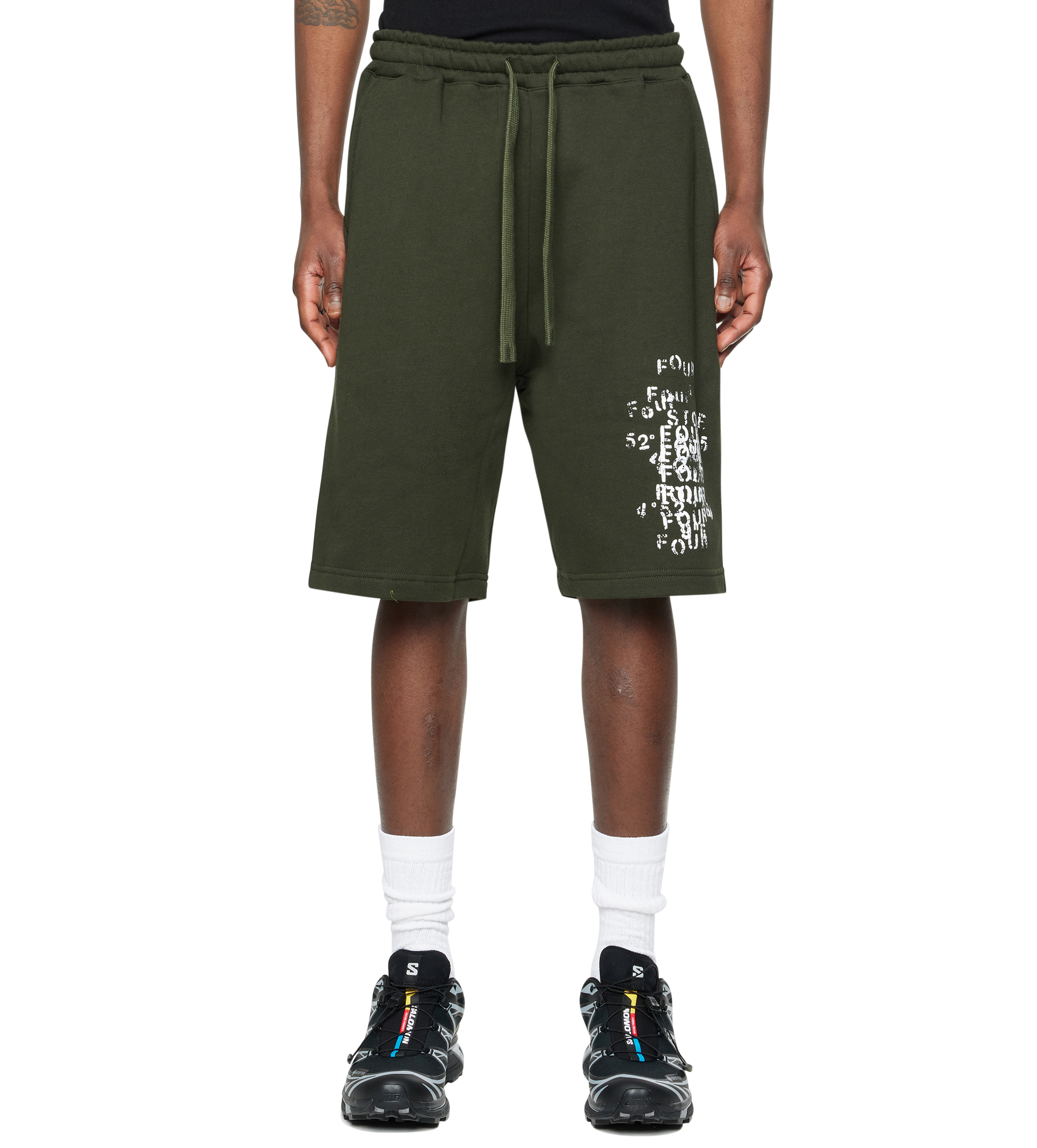 Grunge Shorts Army Green