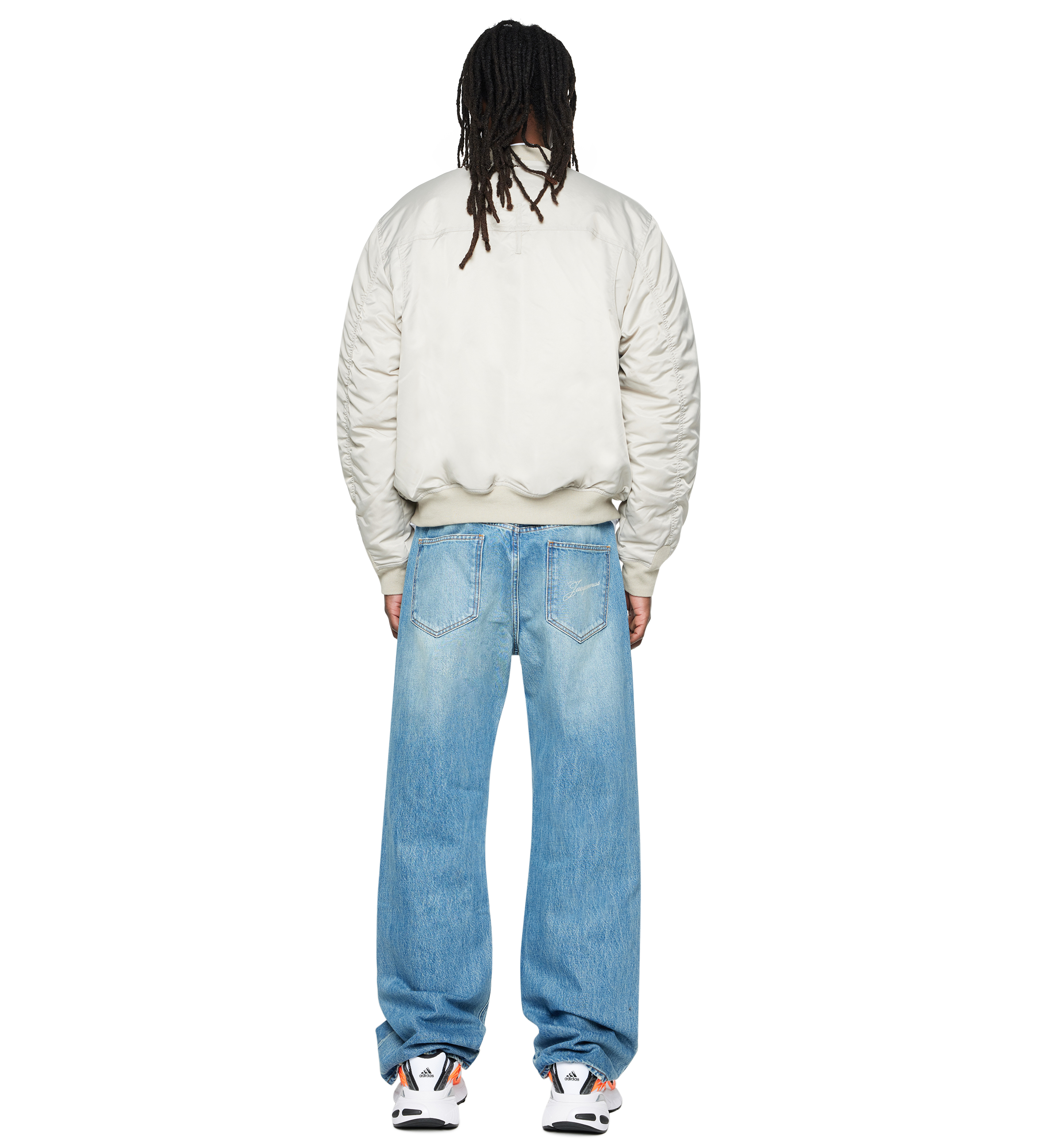 Script Bomber Jacket Sand