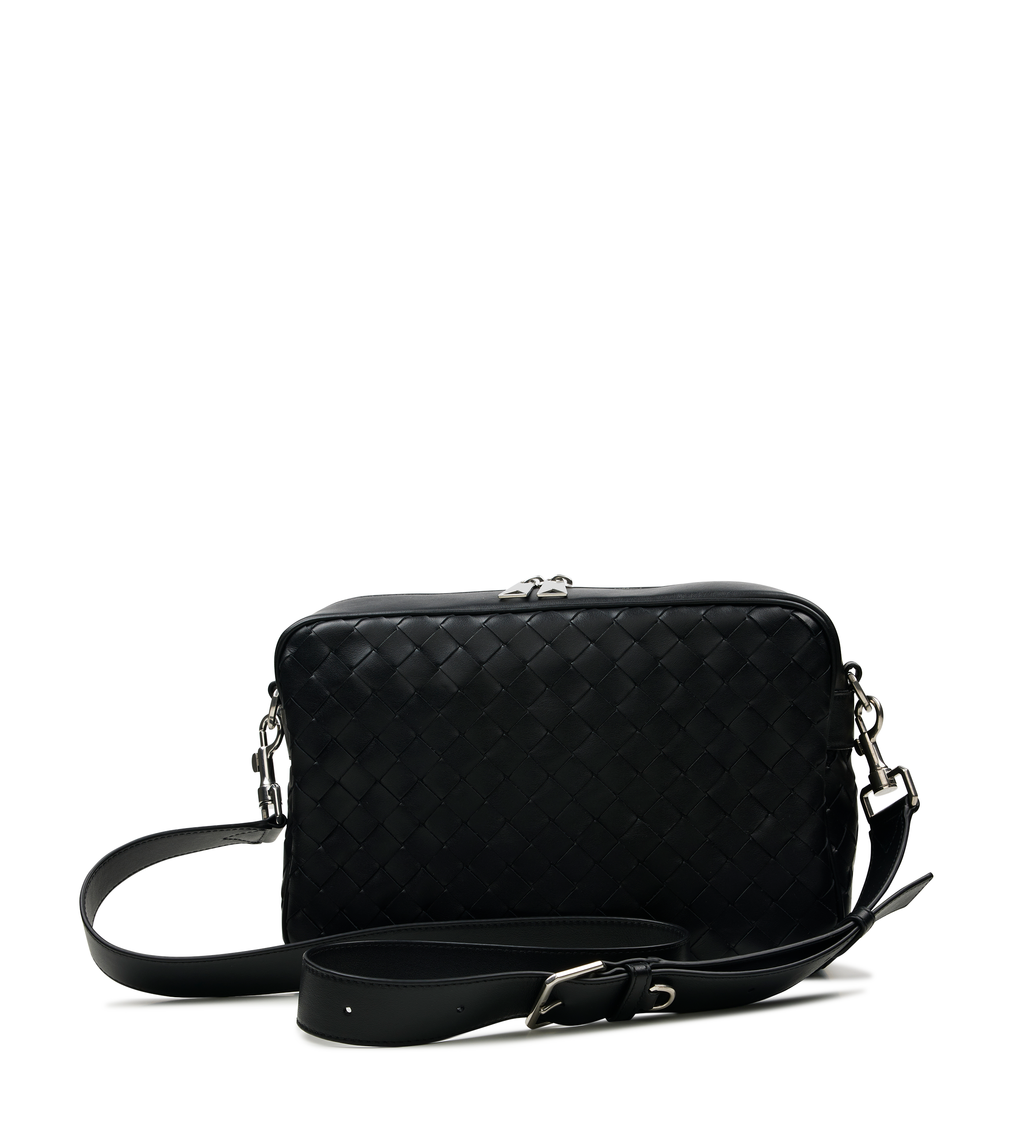 Bottega Veneta Intrecciato Camera Bag in Black