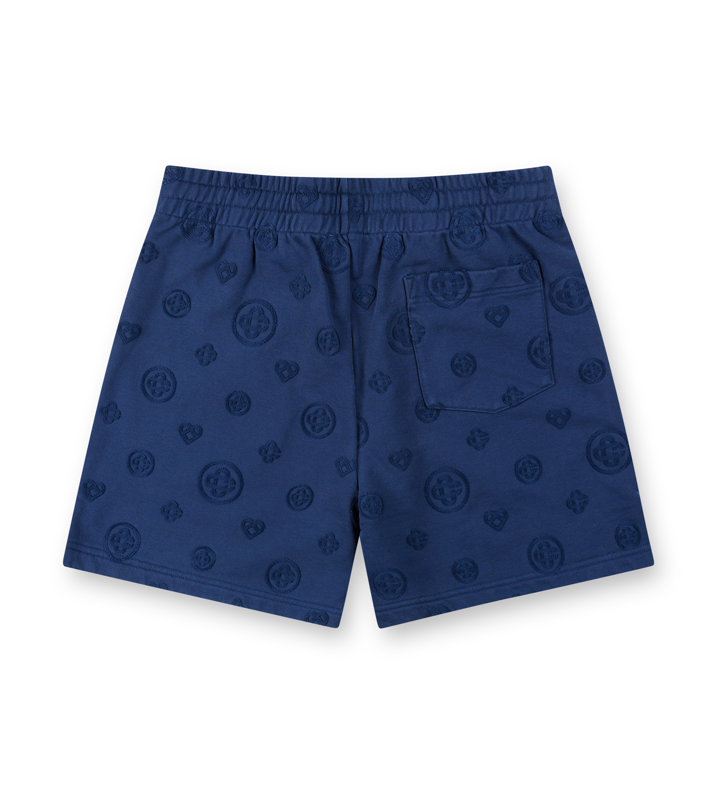 Casablanca Appliqué Monogram Shorts in Navy