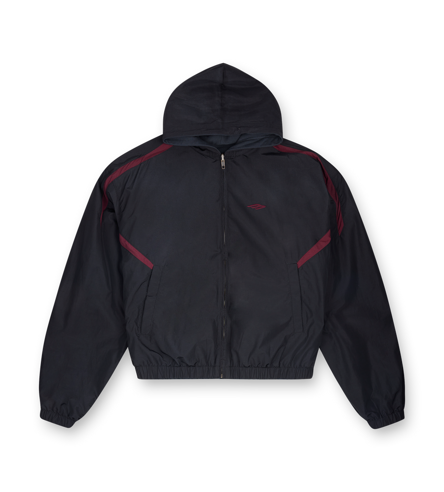 Balenciaga Reversible Jacket Techno Cotton Poplin Black