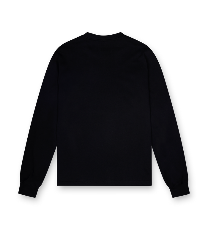 Logo Longsleeve Pocket T-shirt Black