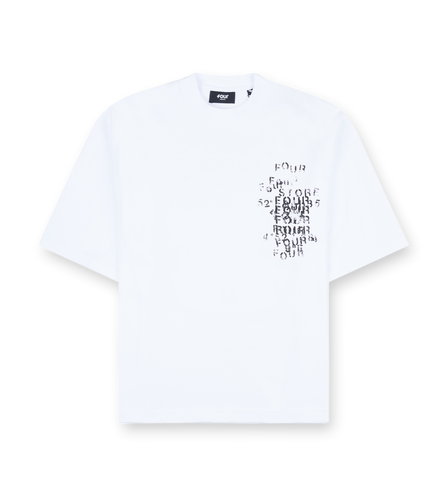 World Location Boxy T-Shirt White