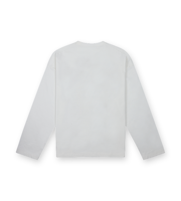 Jil Sander Logo Longsleeve in White