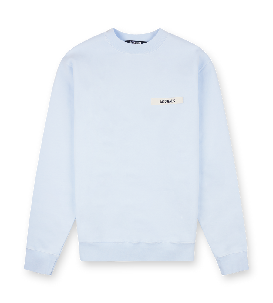 Jacquemus Le Gros Grain Sweatshirt in Light Blue
