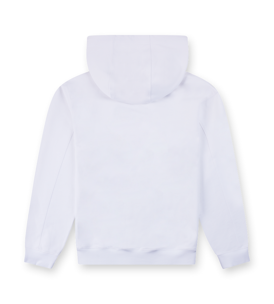 Casablanca L’Arche de Tennis Hoodie in White