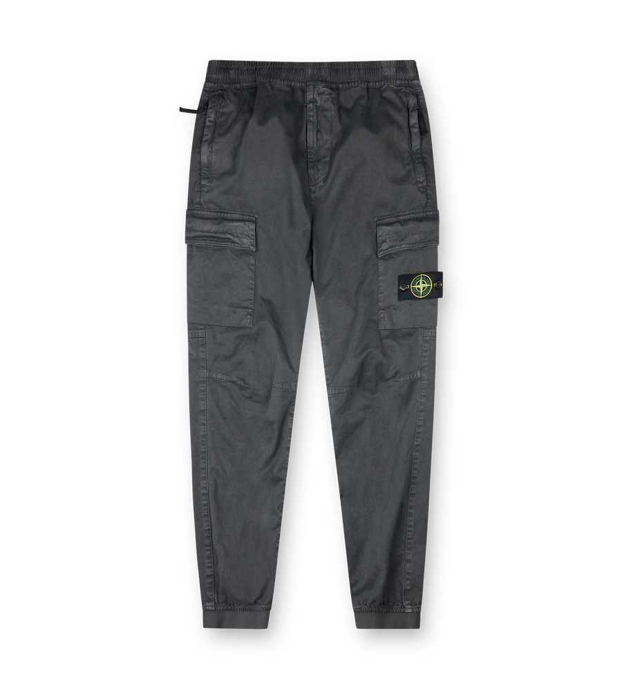 Stone Island Cargo Pants with Patch Pockets in Lead Grey