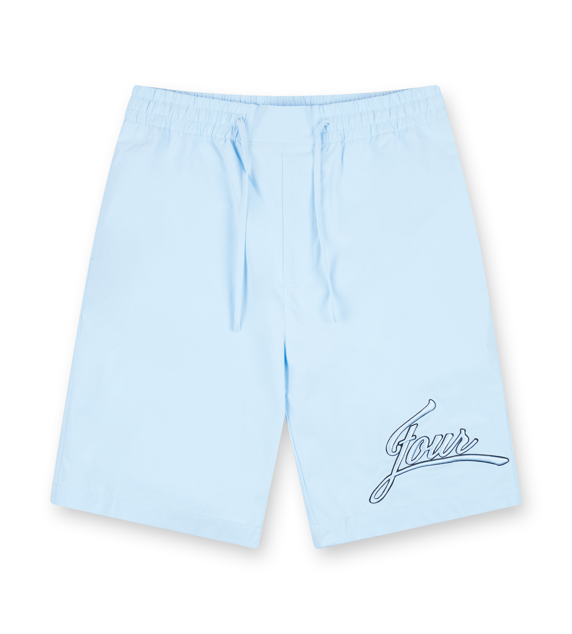 Script Track Shorts Ballad Blue