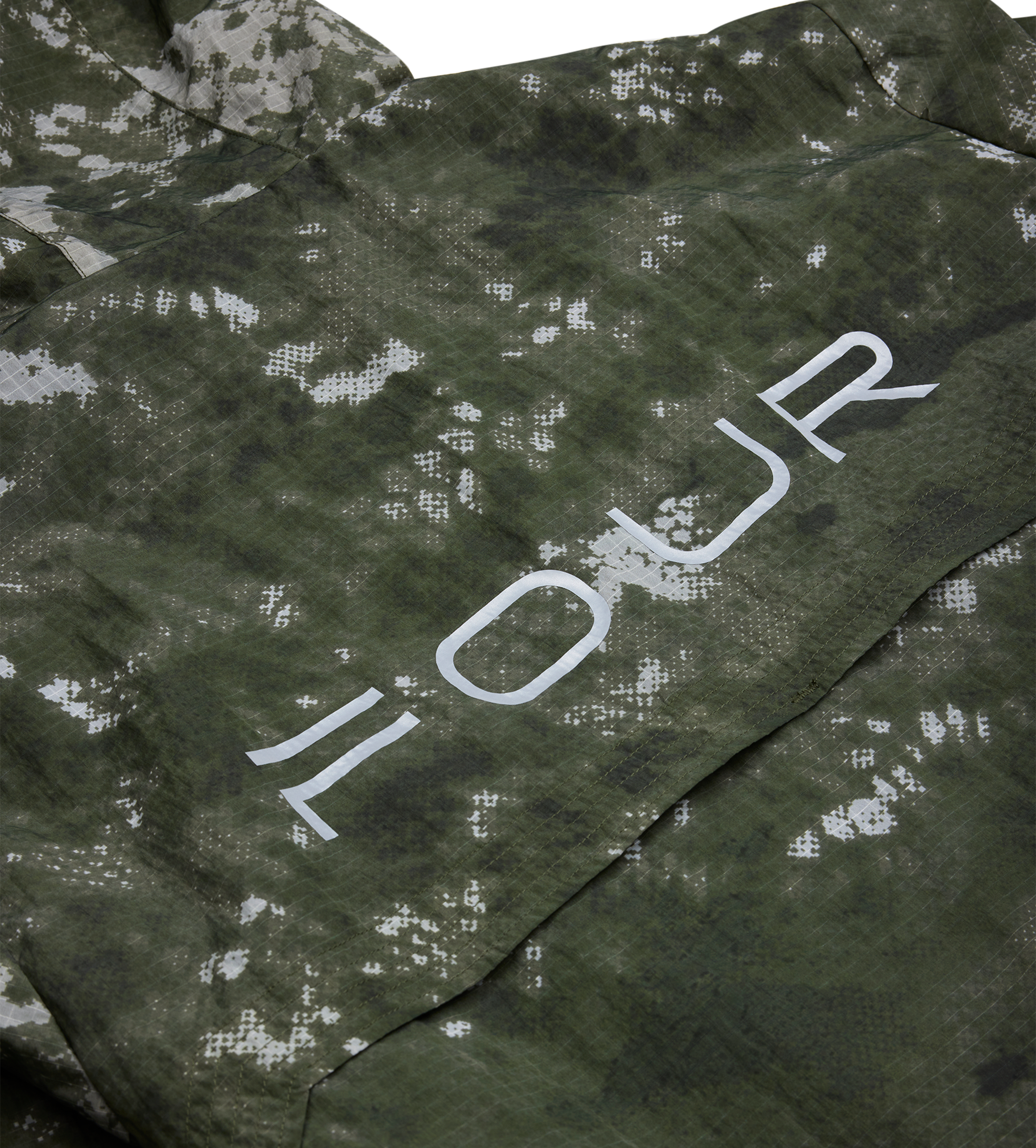 Sportswear Windbreaker Jacket Green Camo