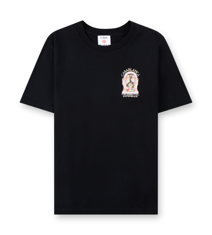 Casablanca The Essential Experience L’Arche Logo T-Shirt in Black