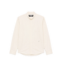 Embroidered Logo Shirt Cream White