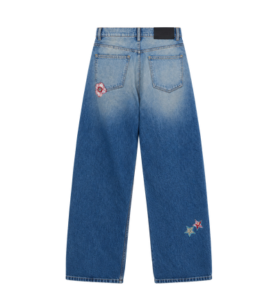 Wipeout Novelty Jean Vintage Indigo Rigid Denim