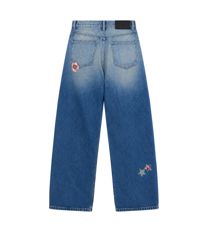 Wipeout Novelty Jean Vintage Indigo Rigid Denim