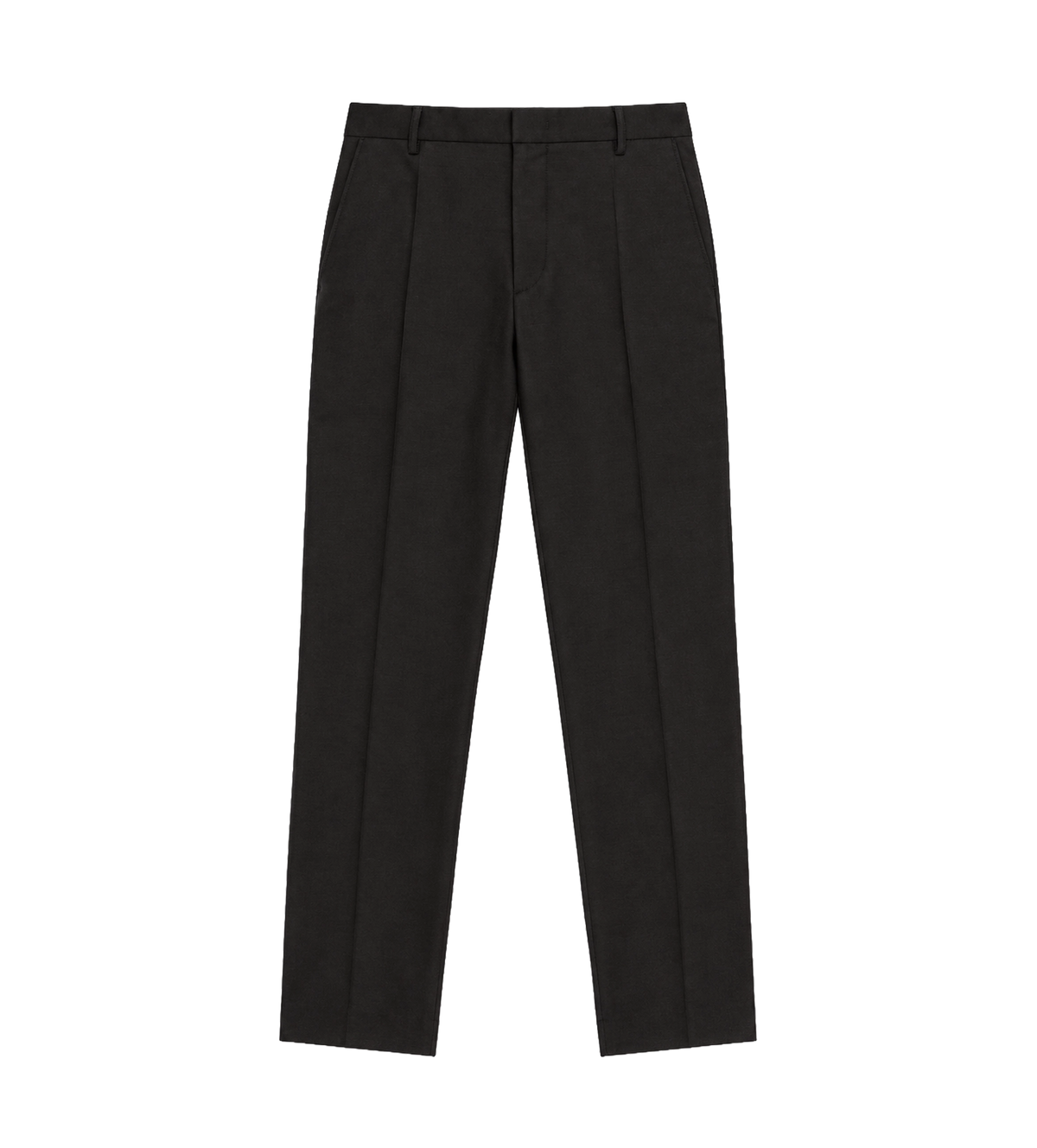 D-06 Wool Mohair Trousers Brown