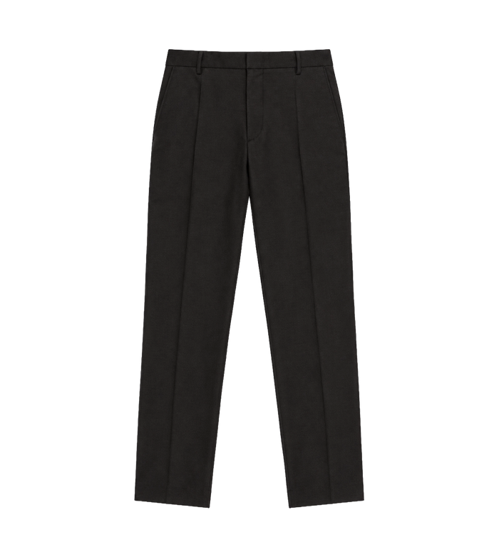 D-06 Wool Mohair Trousers Brown