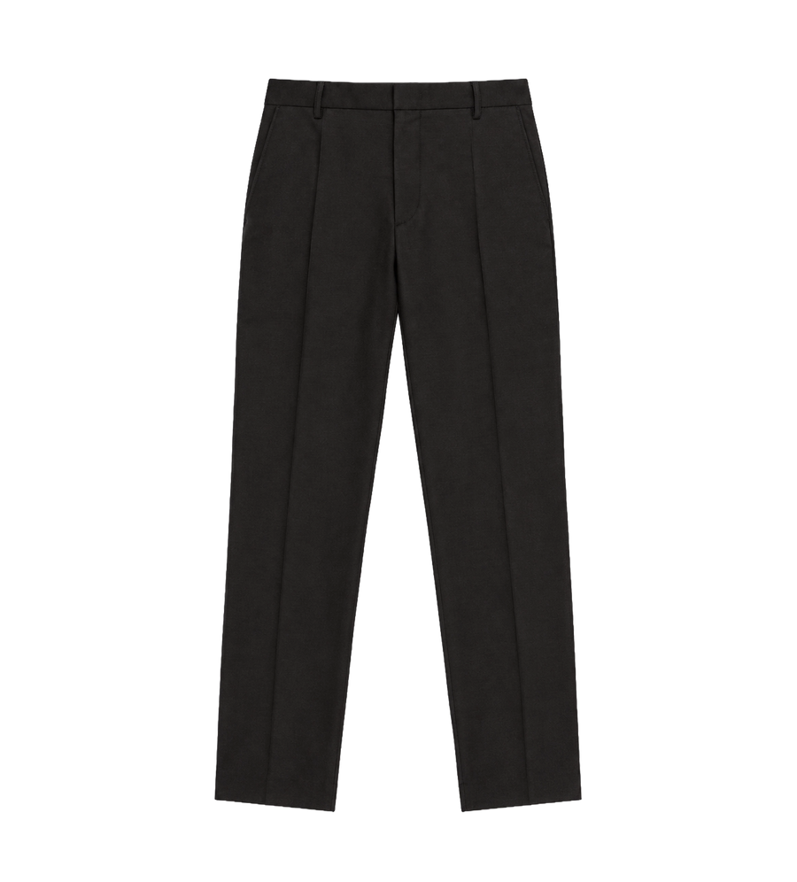 D-06 Wool Mohair Trousers Brown