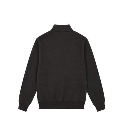 Cotton Blend Polo Sweatshirt