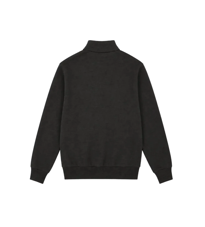 Cotton Blend Polo Sweatshirt