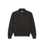 Cotton Blend Polo Sweatshirt