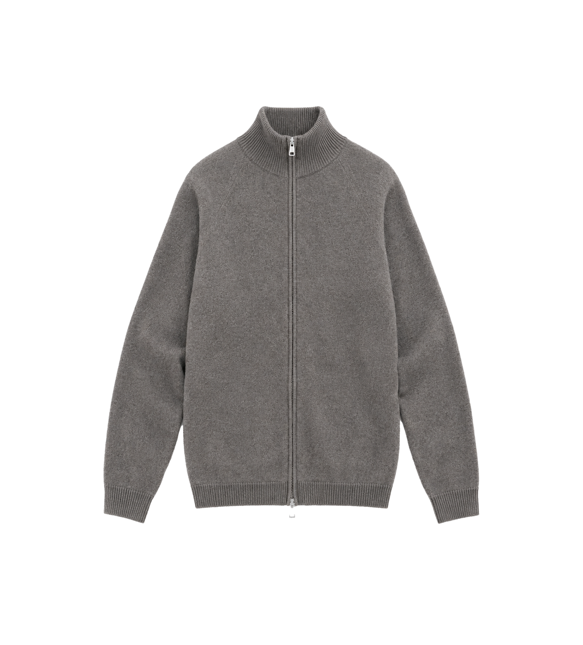 Line Zip Cardigan Mud Spray Dye Cherub Wool