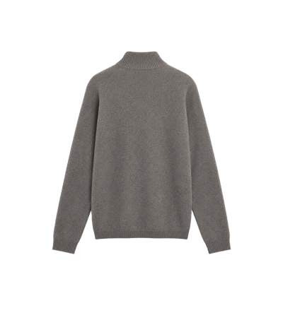 Line Zip Cardigan Mud Spray Dye Cherub Wool