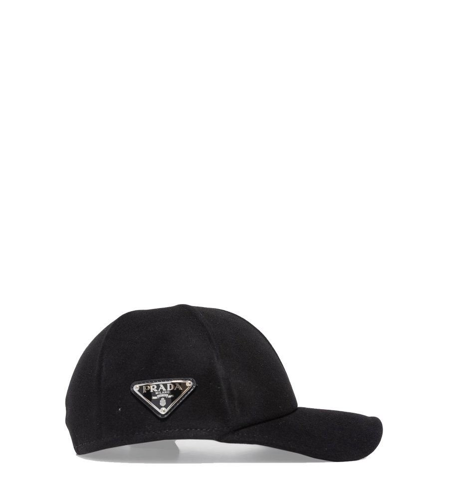Felt Baseball Cap Black
