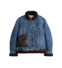 Sacai x Levi Sherpa Jacket Blue