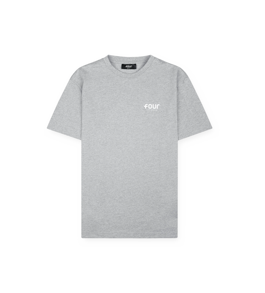 Logo Heavy T-shirt Grey Melange