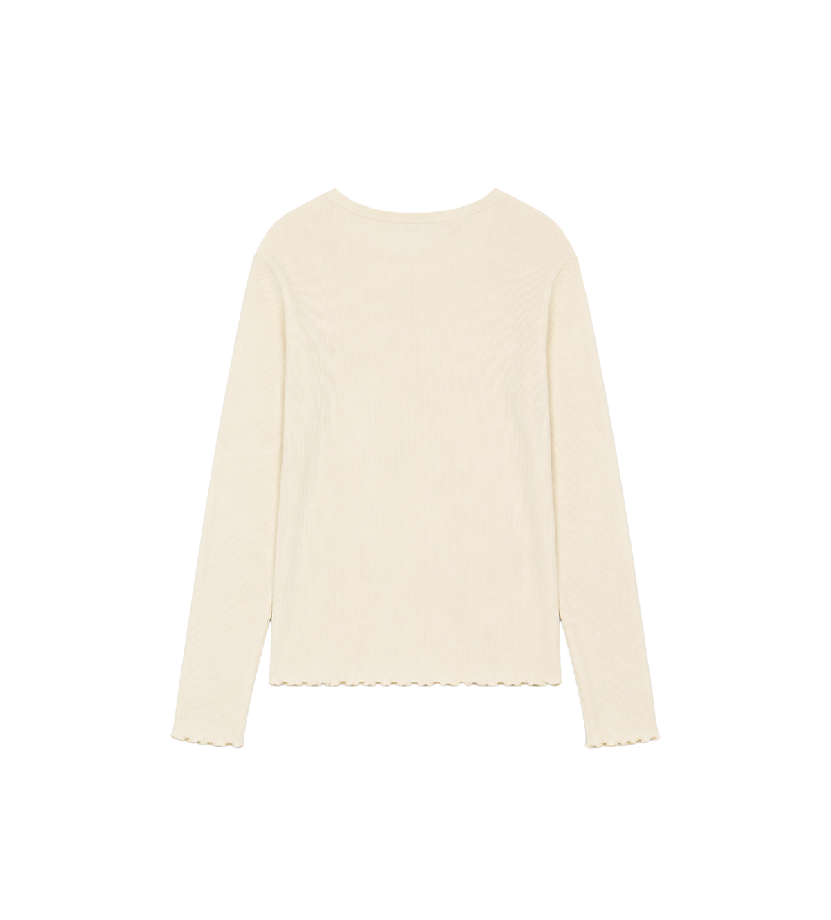 Elongated Longsleeve Cloudbone Ripple Rib