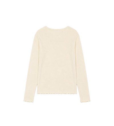 Elongated Longsleeve Cloudbone Ripple Rib