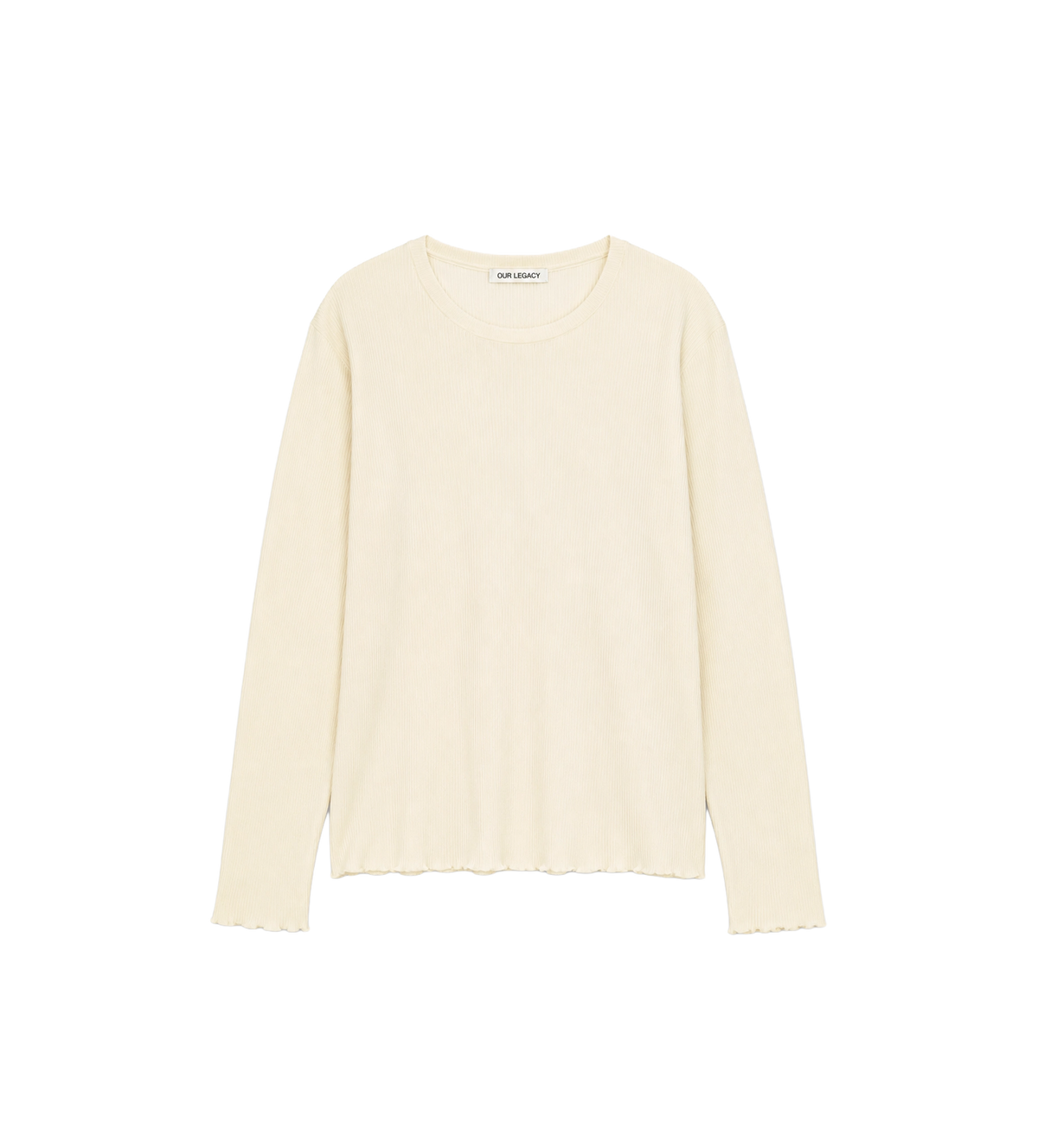 Elongated Longsleeve Cloudbone Ripple Rib