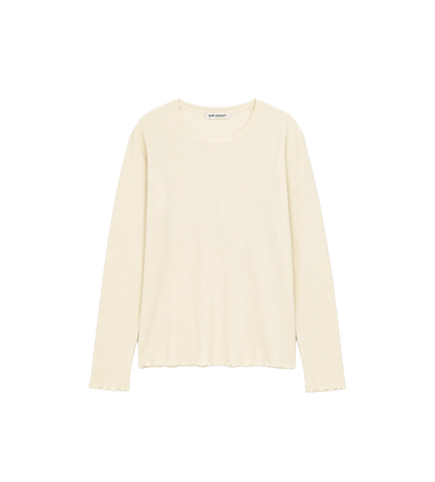 Elongated Longsleeve Cloudbone Ripple Rib