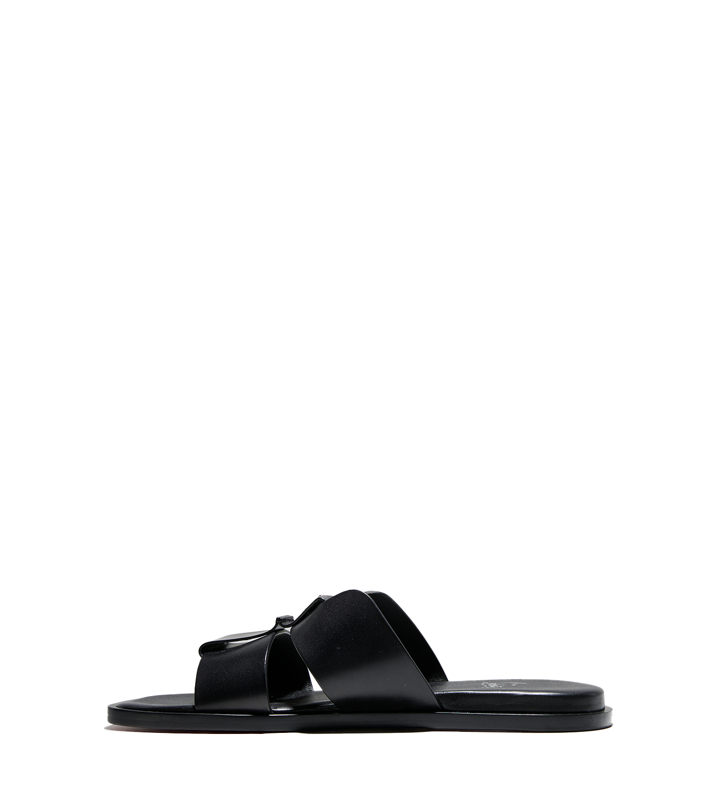 Loubi Flat Calf Black