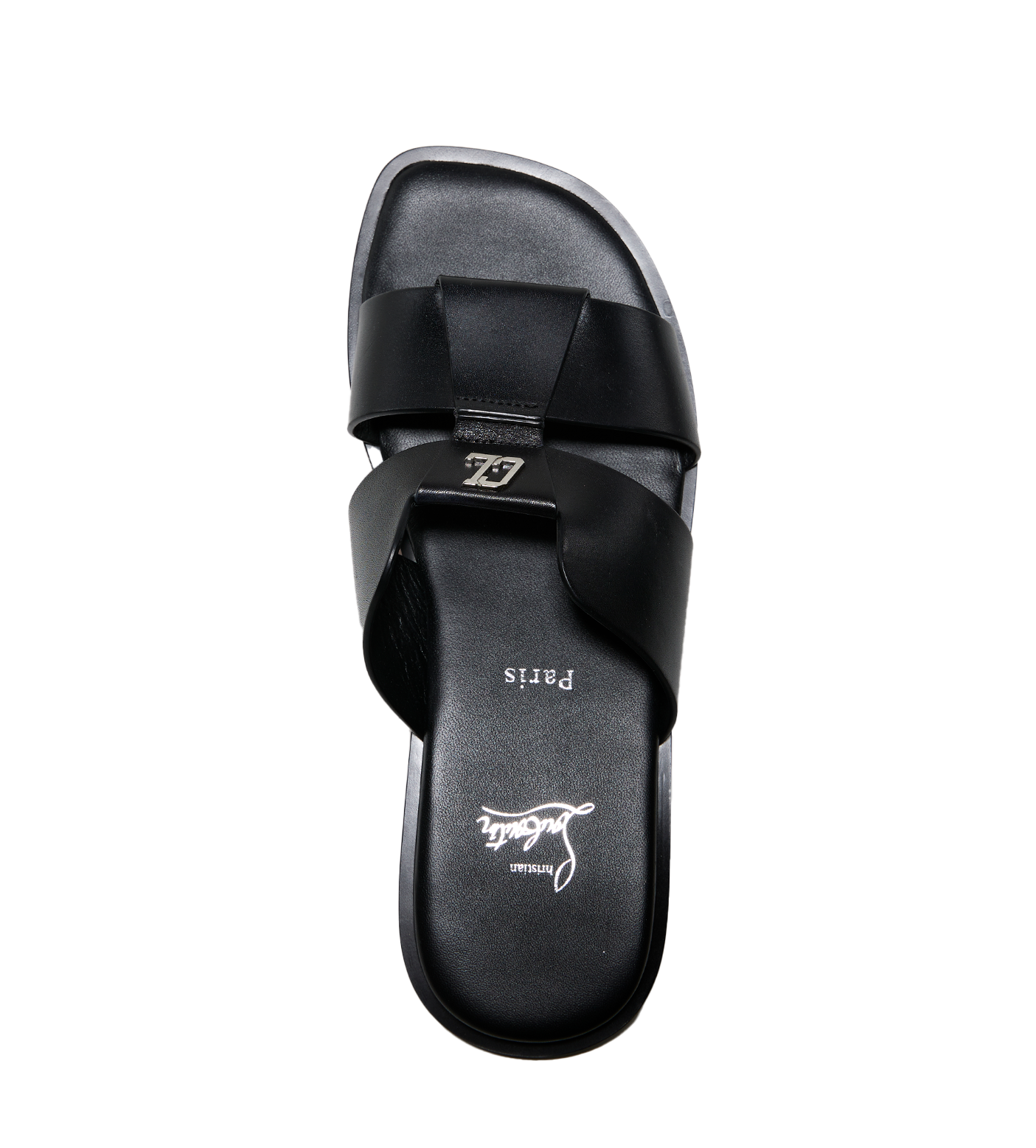 Loubi Flat Calf Black