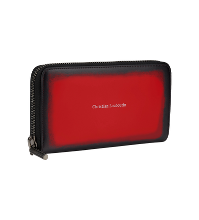 Canopy Zipped Long Wallet Loubi Red
