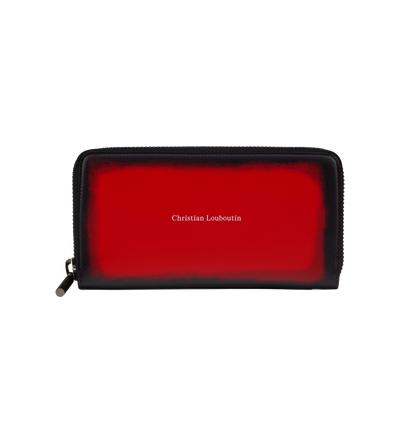 Canopy Zipped Long Wallet Loubi Red