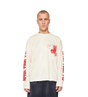 After 4PM Destroyed Boxy Longsleeve Washed Beige