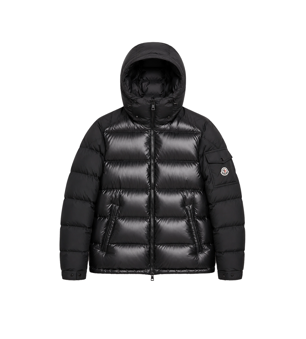 Maya Bi-Material Jacket Black