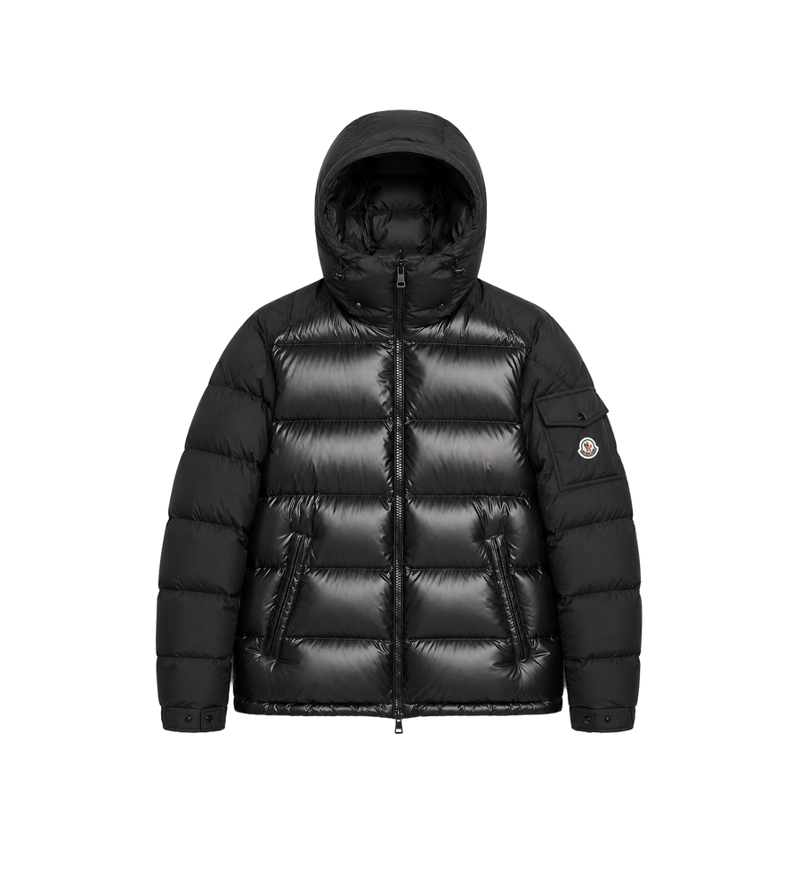 Maya Bi-Material Jacket Black