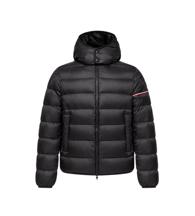 Ravenlock Hooded Short Down Jacket Dark Blue