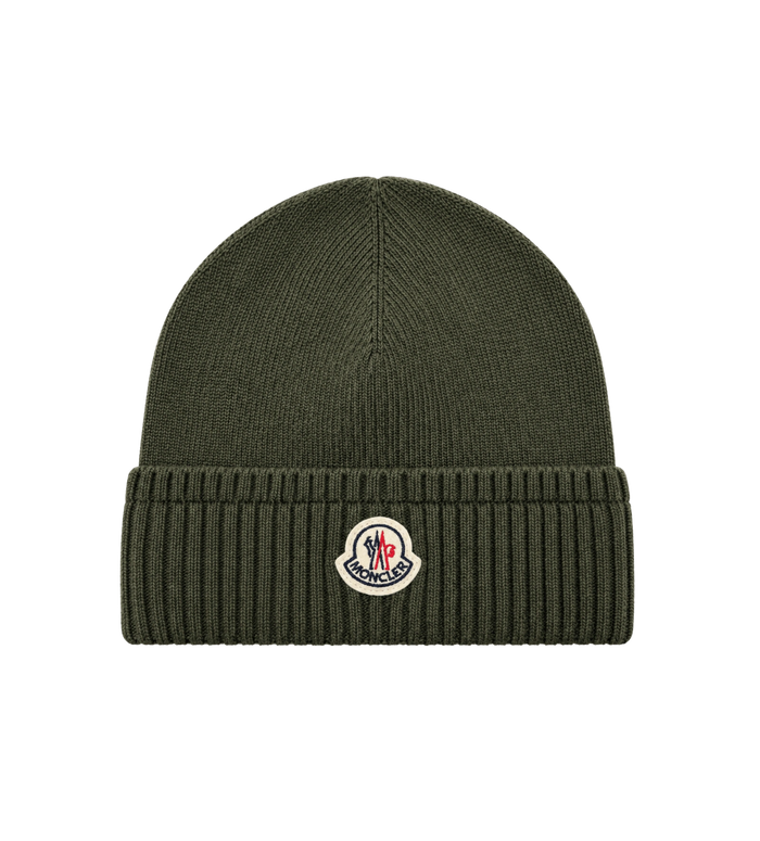 Wool &amp; Cashmere Blend Knit Beanie Green